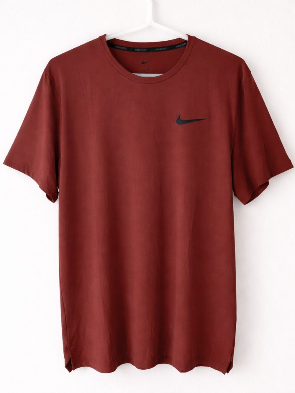 Nike Pro Dri-FIT Mens Training Running Gym Shirt Top Brown XL